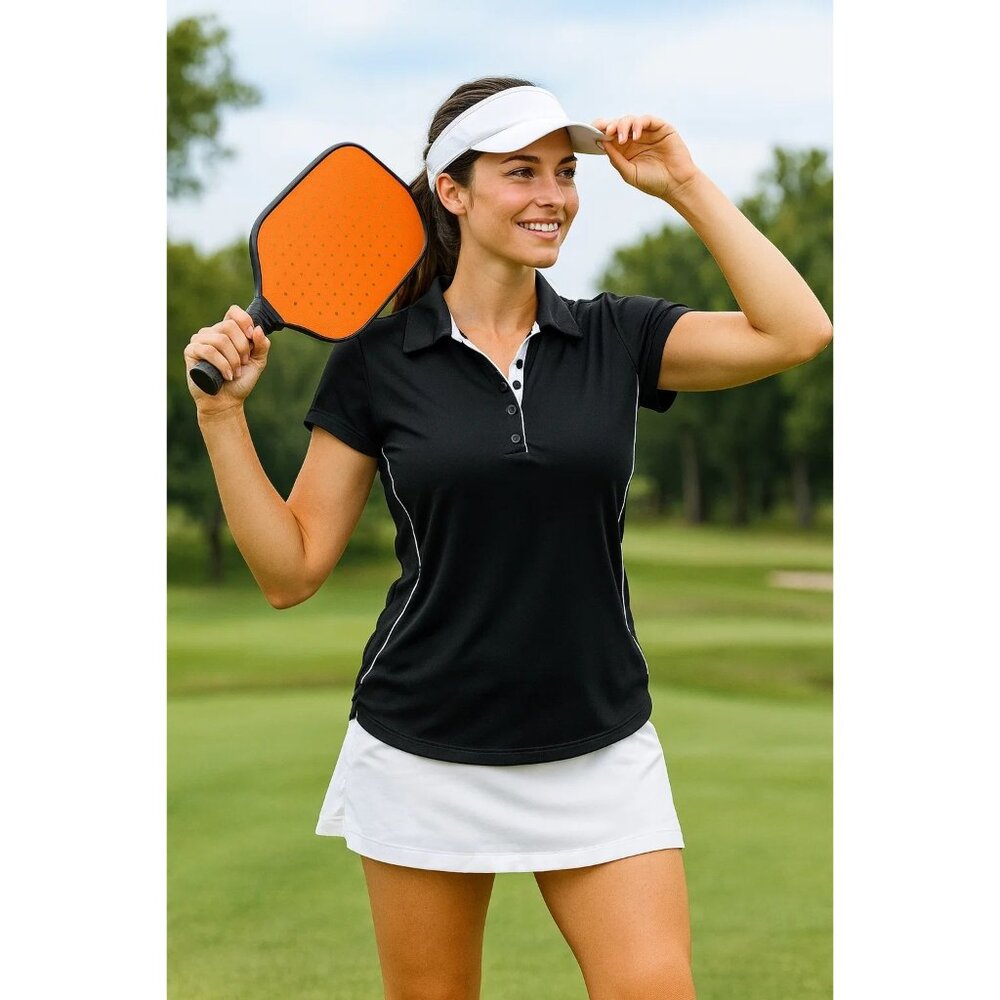 Champion C9 Advanced Black Athletic GOLF shirt NEW size Large